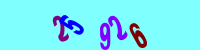 Blue Captcha Image